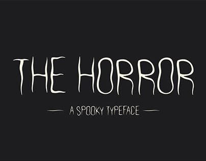 The Horror - A Spooky Typeface