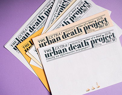 Urban Death Project - EDITORIAL DESIGN