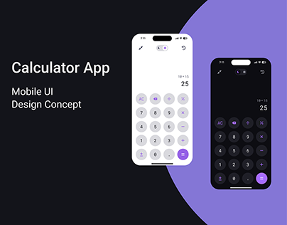 Calculator App UI Design Concept