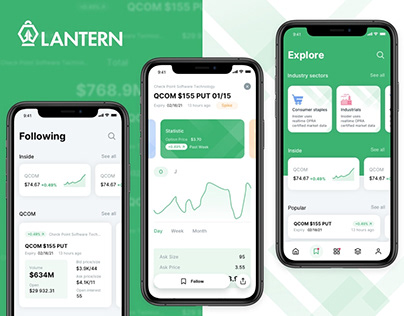 Lantern-Stock Market Analytics. iOS ans Android app
