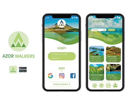 Azor Walkers - App Mobile for Tourism in Azores