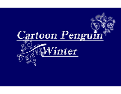 Cartoon Penguin Winter