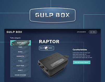 GulpBox - Business to Business E-commerce website