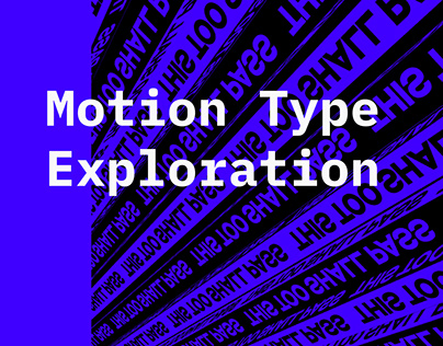 Motion Typography Exploration Vol. 1