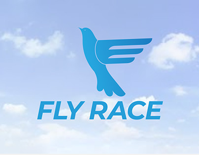 Fly Race modern logo design