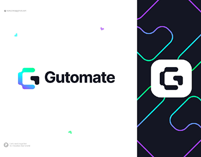 Automation logo design-Software logo-G letter logo