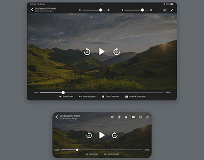 Project thumbnail - Daily UI Challenge - 057 Video Player