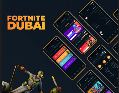 Fortnite Dubai UI | UX IOS App Design