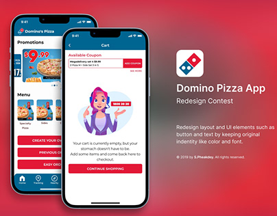 Domino’s Pizza App Redesign