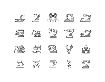 Robotic Industry Icons
