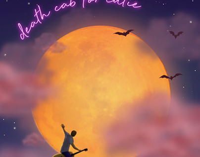 Death Cab for Cutie Harvest Tour Poster Design