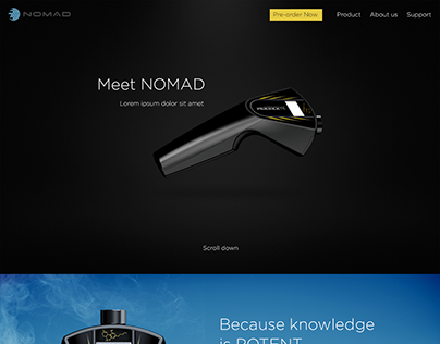 "Nomad" web page