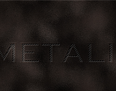 Creating a Hammered Metal background and type