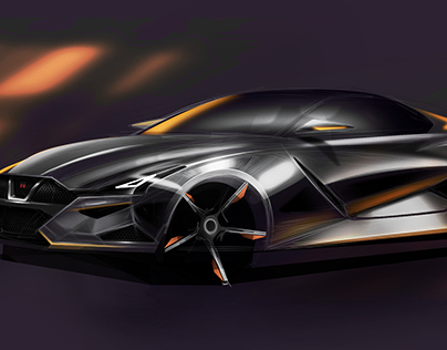 Nissan GTR R36 Concept Sketch