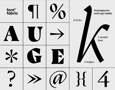 Project thumbnail - Auge Typeface