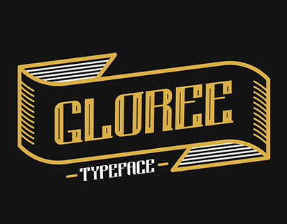 GLOREE (Art Deco Inspired Typeface FREE)