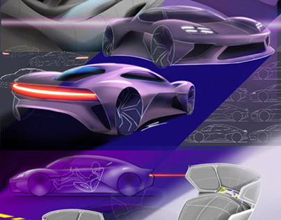 Porsche Mid-engines Sports Car Concept Development
