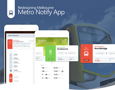 Metro Notify App Redesign
