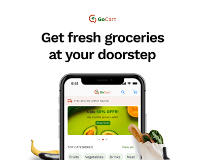 GoCart - Grocery Shopping & Delivery App Case Study