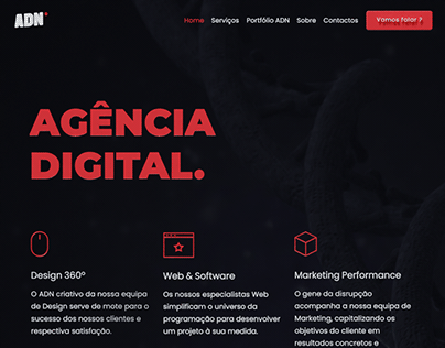 Website 3D ADN Agency