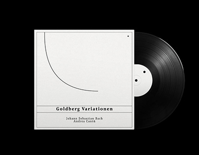 Vinyl cover – Goldberg Variationen J.S. Bach A.Cantù