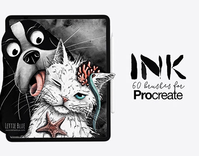 Ink Brushes for Procreate By: Lettie Blue