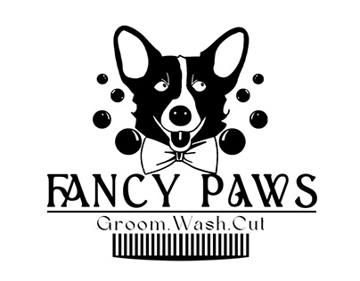 Fancy Paws logo concept