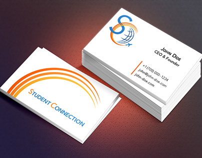 Student Connection, Business Card, Branding