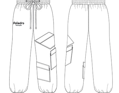 Desenhos técnicos do concurso "Poliedro Veste Fasm"