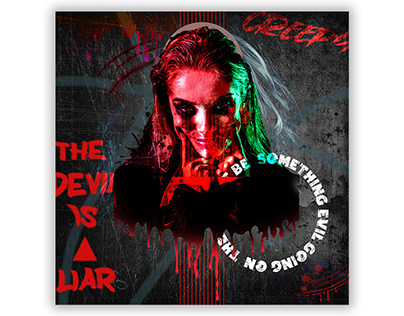 Project thumbnail - Horror Photo Manipulation of an Horror Woman