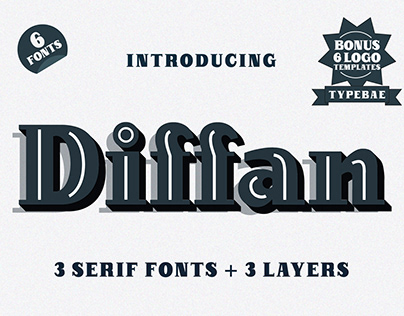 Diffan Serif Display Typeface