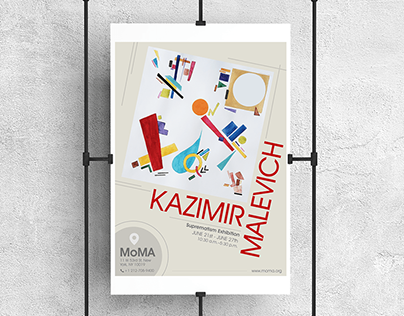 Kazimir Malevich Promotional Graphics Design