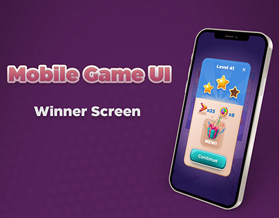 Mobile Game Winner Screen