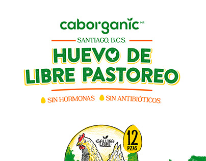 Label (etiqueta) Huevo - Caborganic