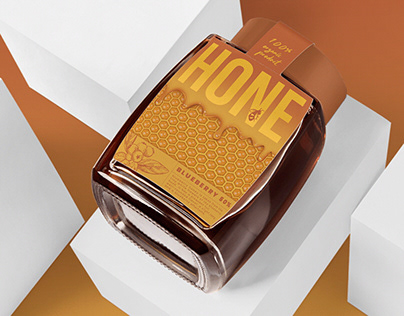 HONE- Honey Branding Identity
