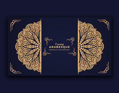 Luxury Decorative Arabesque Mandala Background Design
