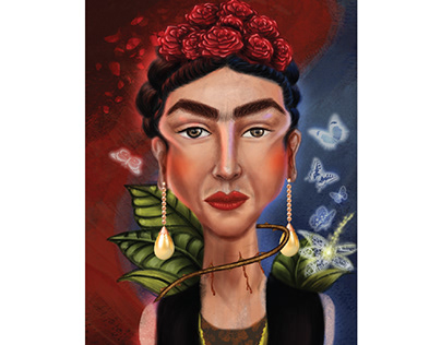 Frida Khalo- Digital Painting