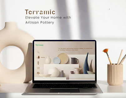 Pottery website | Web design | UI/UX | Terramic