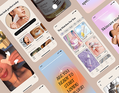 Project thumbnail - Skincare app concept