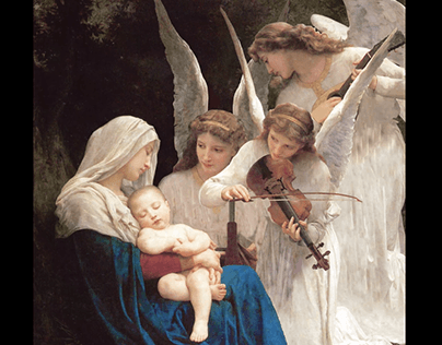 animating The Song of the Angels painting