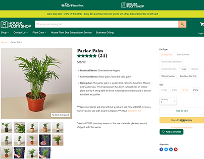 Shopify Product Page Design (Design 25)