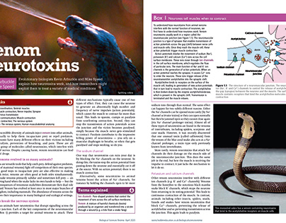 Biology magazine for Hodder Education