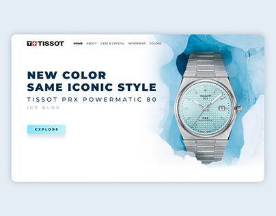 Landing Page Design for Tissot PRX