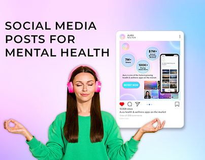 Mental Health Social Media Post Design
