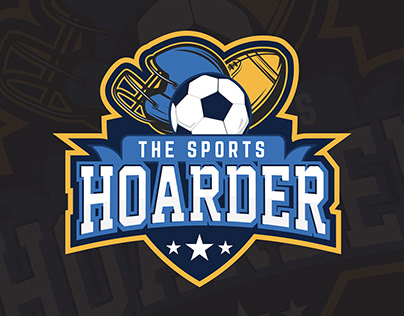 Moder Mascot Logo Design For The Sports Hoarder Company