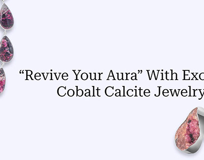 Cobalt Calcite Jewelry for Ethereal Beauty