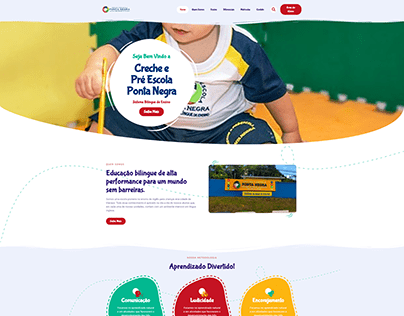 Site | Creche e Pré Escola Ponta Negra - Webdesign