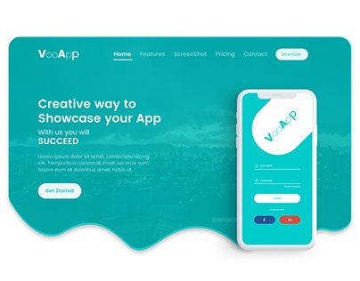 VooApP Landing Page