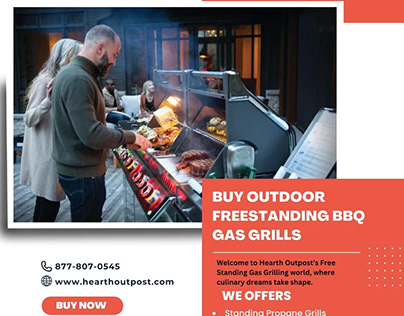 Buy Outdoor Freestanding BBQ Gas Grills Online