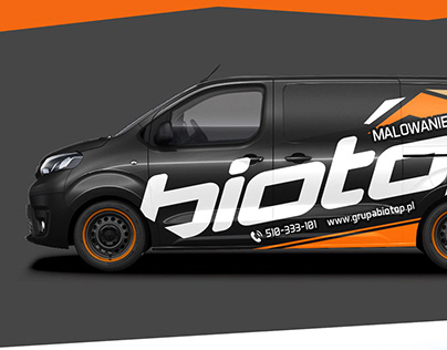 Biotop car fleet branding